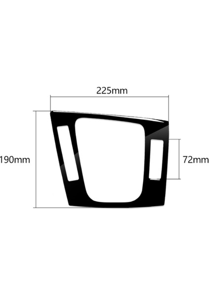 Bmw 3 Serisi E46 1998-2005 Lhd Için Araç Dişli Vites Paneli Kapak Trim Sticker Araç Iç Aksesuarları (Yurt Dışından) indirimleri