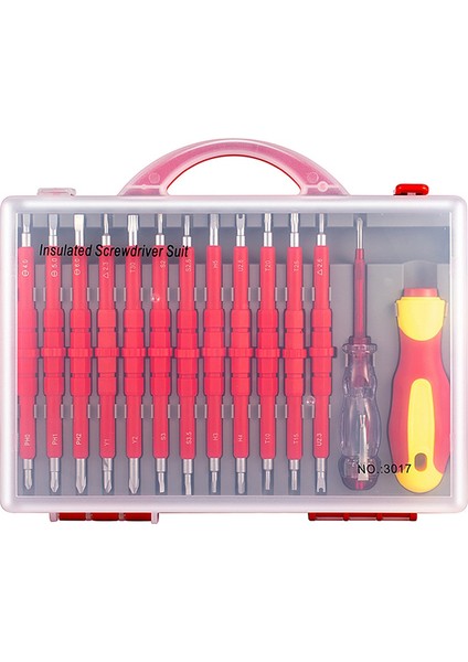 26 Parçalı 1000V Yalıtımlı Elektrikli Tornavida Seti Profesyonel Elektrikli Vida Teçhizat Set Araçları (Yurt Dışından) modelleri