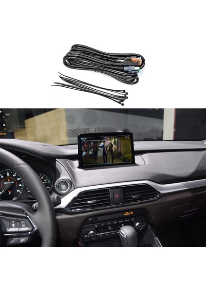 2x Araba Carplay ve Android Otomatik USB Kablosu C922 V6 605A Mazda 2 Mazda 3 Mazda 6 Cx-3 Cx-5 Mx5 (Yurt Dışından) fırsatları