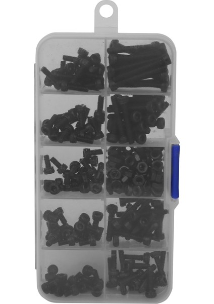 560PCS Çelik Vida Seti M3 Hex Cıvata Vidalı Somun Metrik Makine Cıvataları ve Somun Onarım Aleti (Yurt Dışından) fiyatları