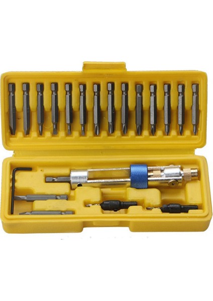 20 Parçalı Yüksek Hızlı Çelik Bit Batch Head Kombinasyon Seti Set Rüzgar Toplu Çift Amaçlı Tornavida (Yurt Dışından)