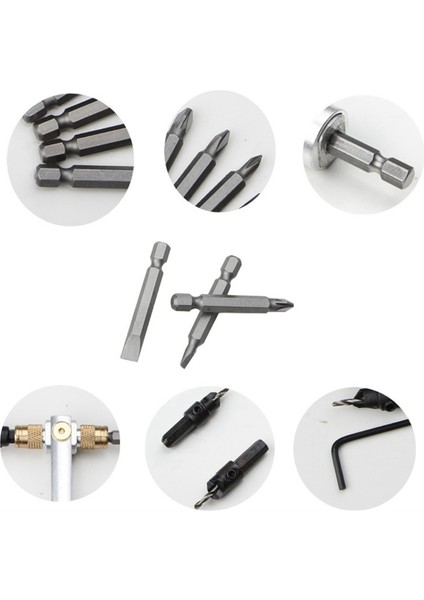 20 Parçalı Yüksek Hızlı Çelik Bit Batch Head Kombinasyon Seti Set Rüzgar Toplu Çift Amaçlı Tornavida (Yurt Dışından) modelleri