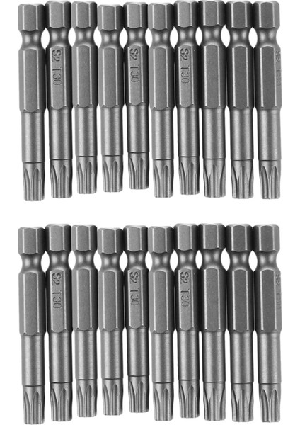 6mm T30 Kafa 50MM Uzunluğunda Manyetik Torx Tornavida Bitler Aracı 20 Pcs (Yurt Dışından)