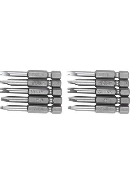 10PCS Set Güvenlik Bit Set Kurcalamalı Döyel Tornavida Matkap Bit Bit Bitler Hex Shank Manyetik U Şekilli (Yurt Dışından)