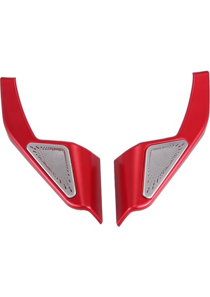 2pcs Ön Kapı Stereo Hoparlör Kapak Honda Civic Için Dekor Dekoru 11TH 2022 2023 Kırmızı Iç Aksesuarlar (Yurt Dışından) modelleri