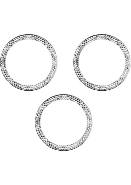 3x Motor Başlatma Depolama Anahtarı Düğmesi Halka Trim Kapak Land Rover Range Rover Sport 2014-2018 Range Rover-Vogue L405 (Yurt Dışından)