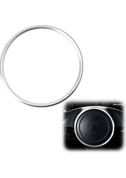 Gümüş Direksiyon Çarkı Halka Dekorasyon Trim Için -Porsche Cayenne Panamera Macan 911 (Yurt Dışından) fiyatları