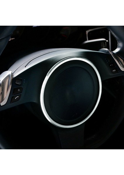 Gümüş Direksiyon Çarkı Halka Dekorasyon Trim Için -Porsche Cayenne Panamera Macan 911 (Yurt Dışından) fırsatları