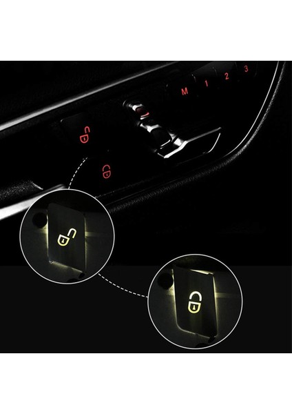 60PCS Araba Kapısı Koltuk Hafıza Kilit Düğmeleri Mercedes Için Çıkartmaları Kaplar Benz Cla/gla/glk/gle/cls/gl/ml/a/b/e (Yurt Dışından) modelleri