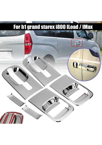 Hyundai H1 Için 4pcs Grand Starex I800 I800 Iload/ımax Krome Dış Kolu Kapak Dış Parçaları Otomatik Yedek Parçalar (Yurt Dışından) modelleri