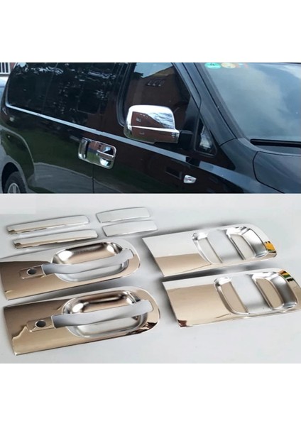 Hyundai H1 Için 4pcs Grand Starex I800 I800 Iload/ımax Krome Dış Kolu Kapak Dış Parçaları Otomatik Yedek Parçalar (Yurt Dışından) fırsatları