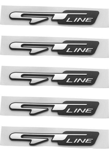 5x Serin 3D Araba Tarzı Sticker Gt Çizgi Harfleri Kıa Arka Bagaj Çamurluk Araç Kapıları Çıkarmaları Gt Hattı (Yurt Dışından)