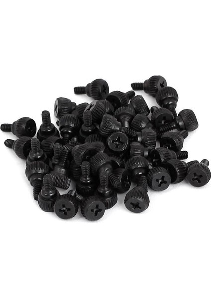 Pc Bilgisayar Kılıfı Thumbscrews M3.5 Başparmak Vidaları Siyah 100 Pcs (Yurt Dışından) modelleri
