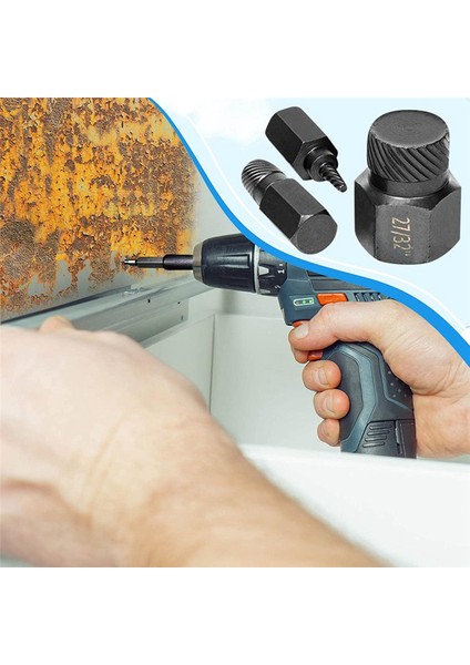 Yükseltme Vidası Çıkarıcı Seti, 10 Adet 3.2-10.3mm Ağır Dereceli Hex Kafa Vidalı Pas Hasarlı Cıvatalar Için Set (Yurt Dışından) indirimleri