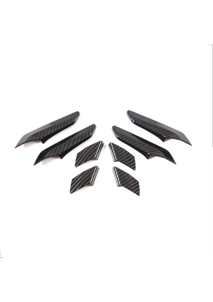 Ford Maverick 2022 2023 Ön Arka Kapı Kolu Kapak Aksesuarları Abs Karbon Fiber Için Araba Iç Kapı Kolu Çerçeve Döşeme (Yurt Dışından)