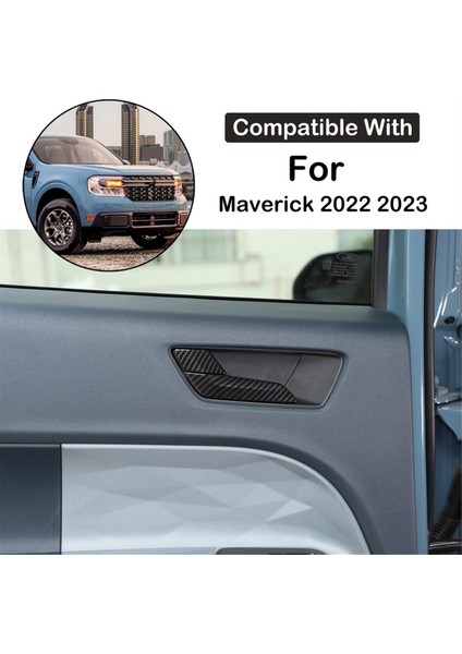 Ford Maverick 2022 2023 Ön Arka Kapı Kolu Kapak Aksesuarları Abs Karbon Fiber Için Araba Iç Kapı Kolu Çerçeve Döşeme (Yurt Dışından) fiyatları