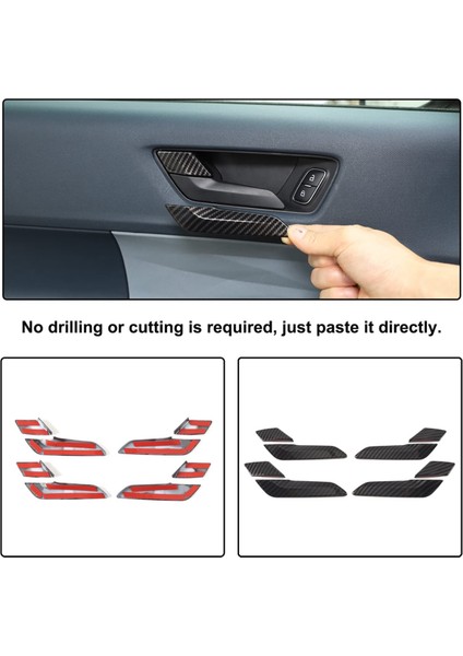Ford Maverick 2022 2023 Ön Arka Kapı Kolu Kapak Aksesuarları Abs Karbon Fiber Için Araba Iç Kapı Kolu Çerçeve Döşeme (Yurt Dışından) fırsatları