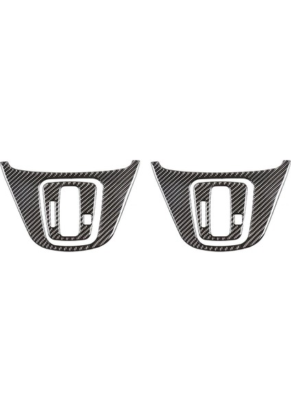 Honda Crv 2007-2011 Karbon Fiber Için 2x Araba Dişli Vites Paneli Trim Çerçeve Kapağı (Yurt Dışından)
