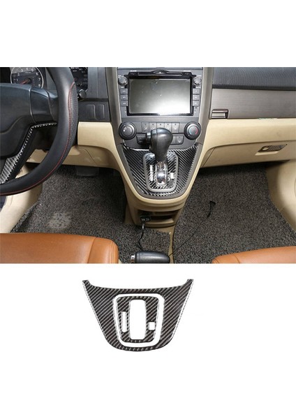 Honda Crv 2007-2011 Karbon Fiber Için 2x Araba Dişli Vites Paneli Trim Çerçeve Kapağı (Yurt Dışından) fiyatları