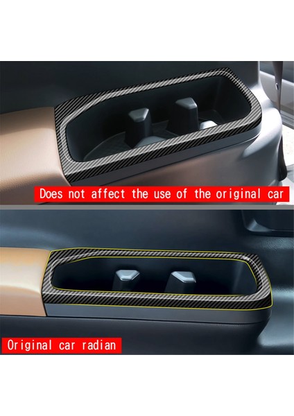 Araba Arka Sıra Su Kupası Tutucu Çerçeve Toyota Grand Highlander Için Üçüncü Sıra Kupa Tutucu Trim Sticker 2024 (Yurt Dışından) fiyatları