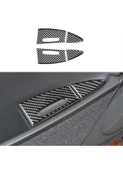 Porsche Cayenne 2003-2010 Karbon Fiber Araba Arka Kapı Kül Tablası Panel Kapağı Kaplama Döşeme Iç Aksesuarları (Yurt Dışından) indirimleri