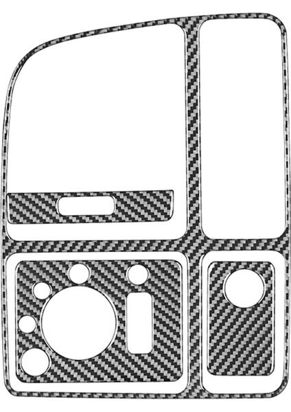 Chevy Silverado Için Karbon Fiber 1500 1999-2002 Merkez Konsol Sürücü Yan Hava Çıkış Havalandırma Kapak Trim Aksesuarları, B (Yurt Dışından)