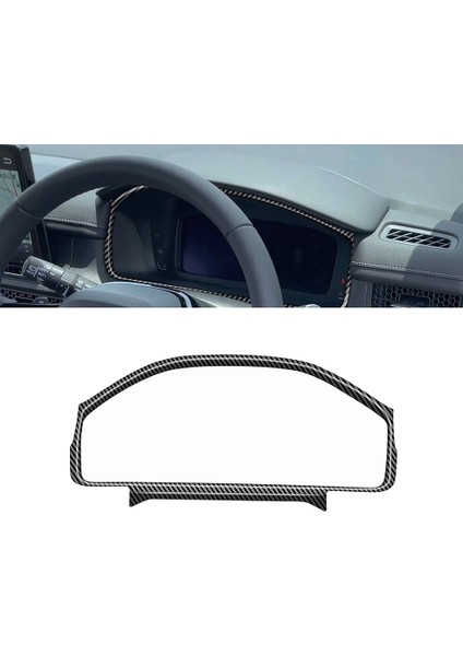 Araba Gösterge Tablosu Hız Gösterimi Panel Çerçeve Dekoratif Kapak Enstrüman Trim Sticker Honda Stepwgn Rp8 Rhd, B (Yurt Dışından) fiyatları