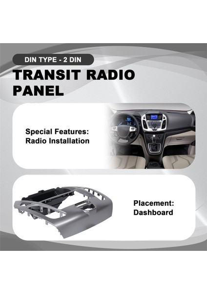 2 Dın Car Fasya Radyo Panel DVD Çerçeve Kurulum Kiti Ford Transit Connect, Tourneo Connect 2014 2015 (Yurt Dışından) indirimleri