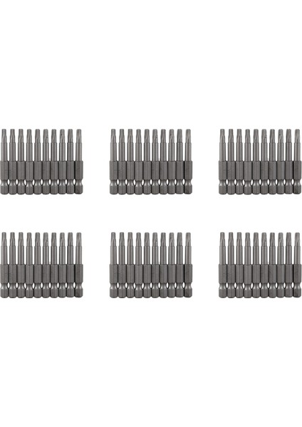 6.3mm Altıgen Şey 4mm T20 Manyetik Uç Torx Tornavida Bitleri 60 Pcs (Yurt Dışından)