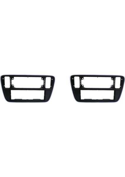 2x 1 Din Araba Radyo Fasyası Skoda Citigo 2012+ DVD Çerçeve Çerçeve Panel Kurulum Çizgi Kiti (Yurt Dışından)