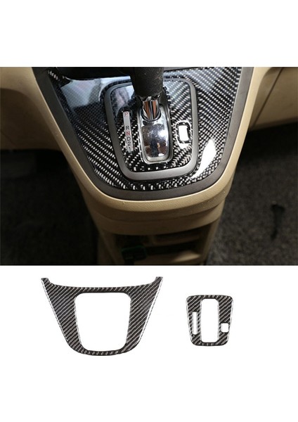 Honda Crv 2007-2011 Karbon Fiber Için 2x Araba Dişli Vites Paneli Trim Çerçeve Kapağı (Yurt Dışından) modelleri