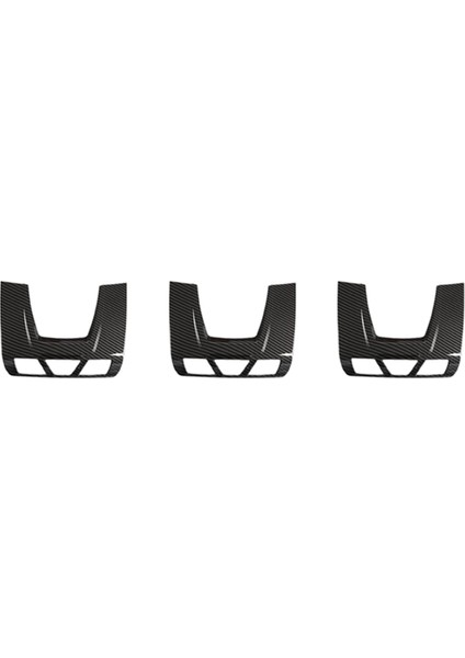 3x Karbon Fiber Ön Okuma Işık Paneli Kapak Bmw Için Trim Dekorasyon Kapağı 1/2/3 Serisi F20 F45 F30 F34 X5 F15 X6 F16 (Yurt Dışından)