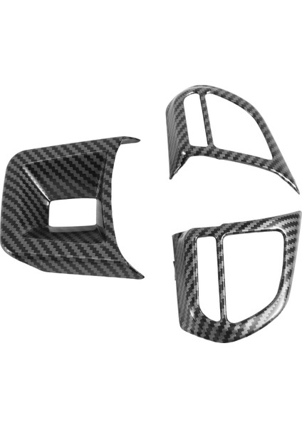 3pcs/set Abs Otomobil Direksiyon Düğmesi Kapak Çıkartma Iç Mekan Dekorasyonu Mg5 Mg6 Mg Hs Zs Araba Stil Karbon Fiber (Yurt Dışından) modelleri