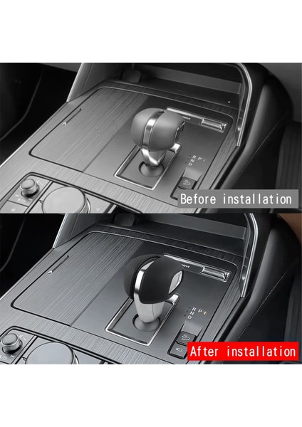 Araç Dişli Vites Kolu Düğmeleri Kapak Çıkartmaları Dişli Kaydırma Düğmesi Mazda Cx-60 CX60 2022 Otomobil Iç Aksesuarları (Yurt Dışından) fiyatları