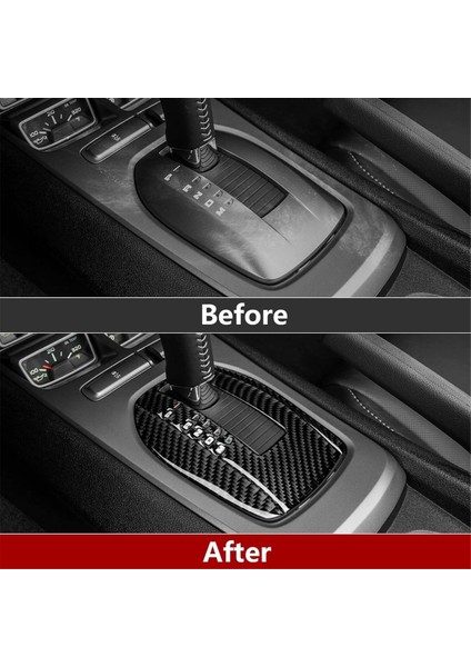 Chevrolet Camaro Için Karbon Fiber 2010-2015 Lhd Araç Dişli Vites Paneli Kapak Çıkartma Trim Iç Aksesuarlar (Yurt Dışından) fırsatları