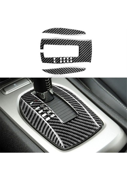 Chevrolet Camaro Için Karbon Fiber 2010-2015 Lhd Araç Dişli Vites Paneli Kapak Çıkartma Trim Iç Aksesuarlar (Yurt Dışından) indirimleri