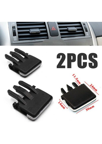 2 Set Araç Aksesuarları: 1 Set Ön Orta Yan Hava Havalandırma Outlet Sekme Klipsleri ve 1 Set Hava Havalandırma Kapağı Iç Kapı Toyu Trim (Yurt Dışından) modelleri