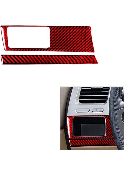 Honda Civic 8. 2006-11 Kırmızı Karbon Fiber Sürücü Saklama Kutusu Panel Kapak Döşeme (Yurt Dışından) indirimleri