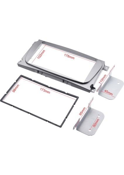 2din Araba Stereo Radyo DVD Panel Sesli Montaj Fasya Kiti Ford Focus Iı Için Mondeo S-Max C-Max Galaxy Iı Kuga (Yurt Dışından) modelleri