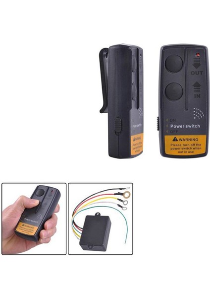 3x 12V Kablosuz Vinç Uzaktan Kontrol Kiti Araba Atv Suv Utv Universal Için (Yurt Dışından) fiyatları