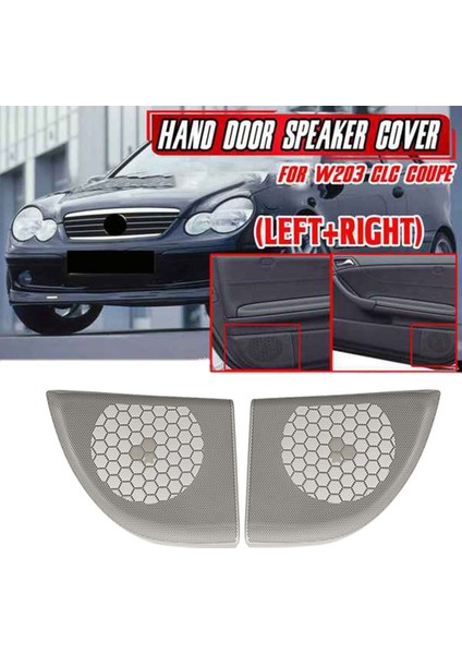 2pcs Araba Ön Kapı Hoparlör Kapağı Trim Hoparlör Izgarası Mercedes-Benz Clc-Class Coupe W203 2008-2011 A20372703887E94 (Yurt Dışından) fırsatları