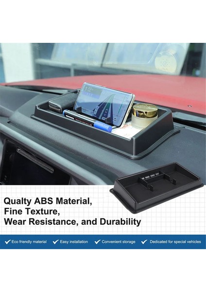 Toyota Tacoma Için 2016-2022 Merkezi Kontrol Gösterge Tablosu Saklama Kutusu Telefon Tutucu Tepsi Organizatör Araç Aksesuarları (Yurt Dışından) modelleri