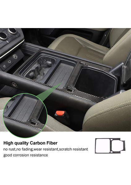 Land Rover Defender Için Karbon Fiber 90 110 130 2020-2024 Merkez Konsol Depolama Paneli Kapak Döşeme Iç Aksesuarlar (Yurt Dışından) fırsatları