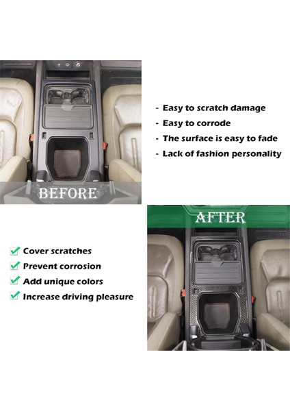 Land Rover Defender Için Karbon Fiber 90 110 130 2020-2024 Merkez Konsol Depolama Paneli Kapak Döşeme Iç Aksesuarlar (Yurt Dışından) indirimleri