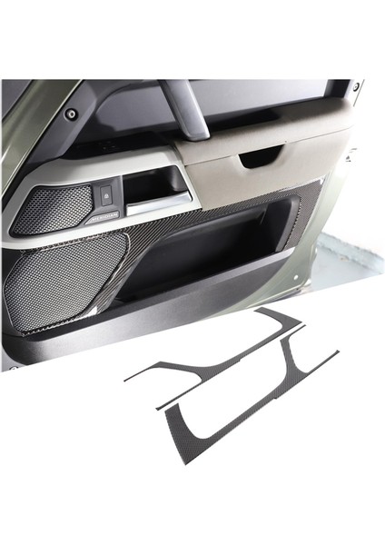 Land Rover Defender Için Karbon Fiber 90 110 130 2020-2024 Ön Kapı Ses Hoparlör Kapağı Trim Iç Aksesuarlar (Yurt Dışından) fırsatları