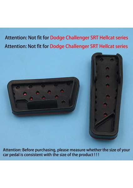 Dodge Challenger Charger Chrysler Için Araba Alüminyum Pedal Kapağı 300 300C Fren ve Hızlandırıcı Pedal Aksesuarları, Kırmızı (Yurt Dışından) indirimleri