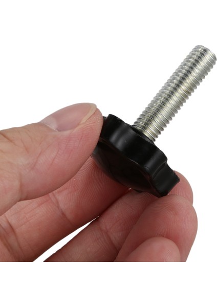 16 Pcs Siyah Yedek Parça M8 x 30MM Erkek Dişli Tutuklu Kavrama Yıldız Düğmesi (Yurt Dışından) fırsatları