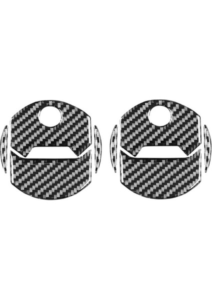 Chevrolet Için Karbon Fiber Camaro 2010-2015 Gösterge Paneli Yan Hava Havalandırma Outlet Kapak Trim Iç Aksesuarlar (Yurt Dışından)