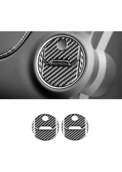 Chevrolet Için Karbon Fiber Camaro 2010-2015 Gösterge Paneli Yan Hava Havalandırma Outlet Kapak Trim Iç Aksesuarlar (Yurt Dışından) fırsatları