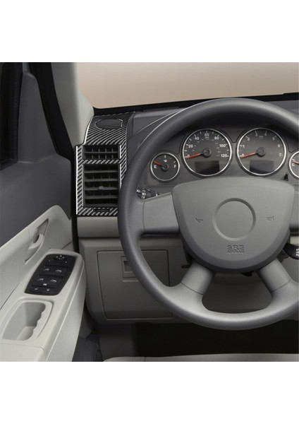 Jeep Liberty Için Karbon Fiber 2008-2012 Gösterge Paneli Yan Hava Havalandırma Kapağı Dekorasyon Trim Iç Aksesuarlar (Yurt Dışından) indirimleri